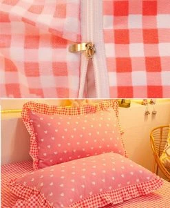 Home Decor Bedding Sets Millions Of Hearts Kawaii Bedding Set
