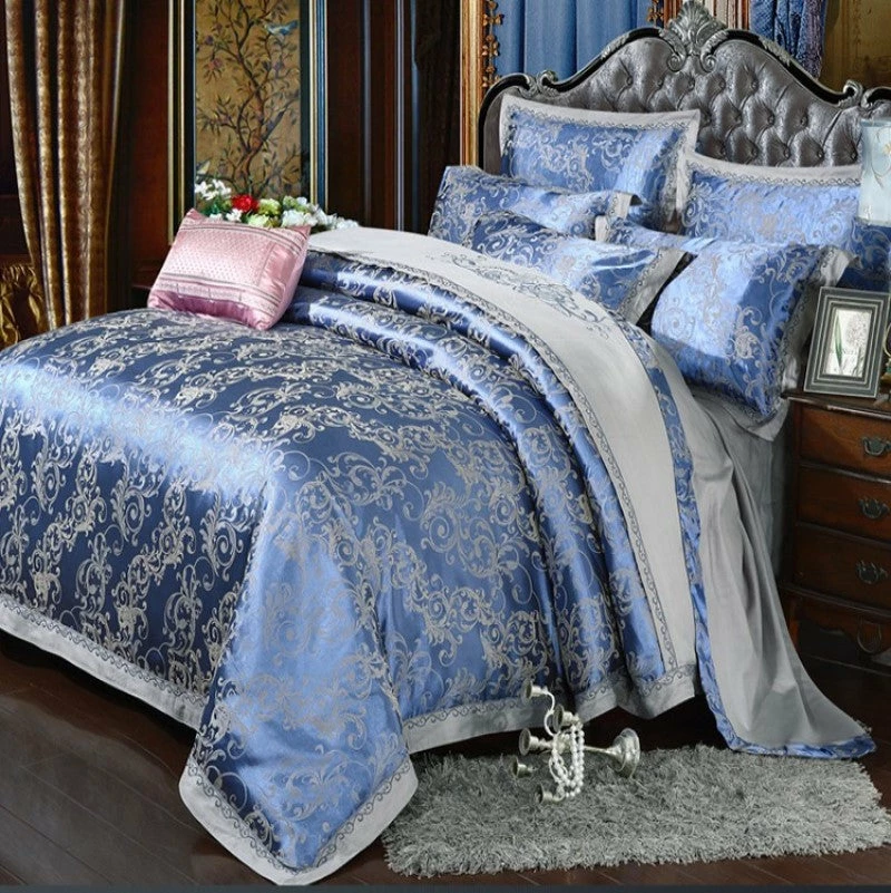 Home Decor Bedding Sets Royal Floral Satin Jacquard Embroidery Cotton Bedding Set 20 Home Decor Bedding Sets Royal Floral Satin Jacquard Embroidery Cotton Bedding Set