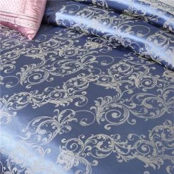 Home Decor Bedding Sets Royal Floral Satin Jacquard Embroidery Cotton Bedding Set 35 Home Decor Bedding Sets Royal Floral Satin Jacquard Embroidery Cotton Bedding Set