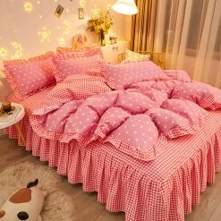Home Decor Bedding Sets Millions Of Hearts Kawaii Bedding Set
