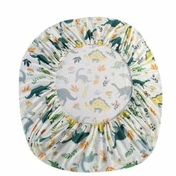 Home Decor When Dinos Roam The Earth Cotton Fitted Sheet Bed Sheets