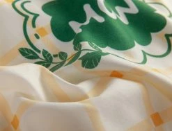 Home Decor Bedding Sets Mow The Bear Cream Checked Bedding Set