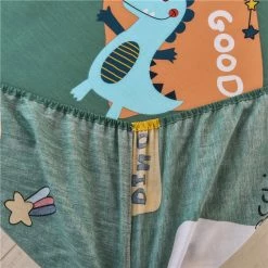 Home Decor Dino Beep Beep Cotton Fitted Sheet