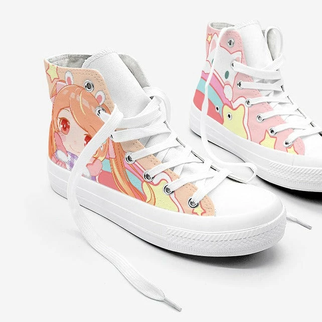 Apparel Kawaii School Girl Besties Shooting Star Women's Sneakers Trainers | NEW 7 Apparel Kawaii School Girl Besties Shooting Star Women's Sneakers Trainers | NEW