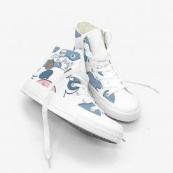 Apparel Blue Kawaii Cow Women's Sneakers Trainers | NEW