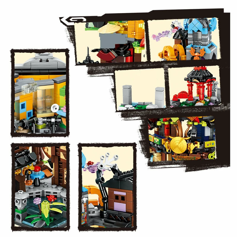 Build It Japanese City Garden Temple Nano Building Set | NEW 7 Build It Japanese City Garden Temple Nano Building Set | NEW