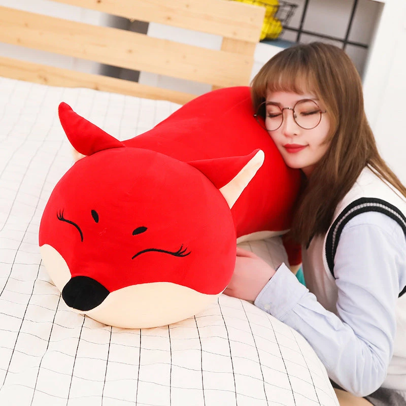 Soft Toy Kawaii Long Three Tail Fox Red Pink Orange Plushies | NEW 12 Soft Toy Kawaii Long Three Tail Fox Red Pink Orange Plushies | NEW