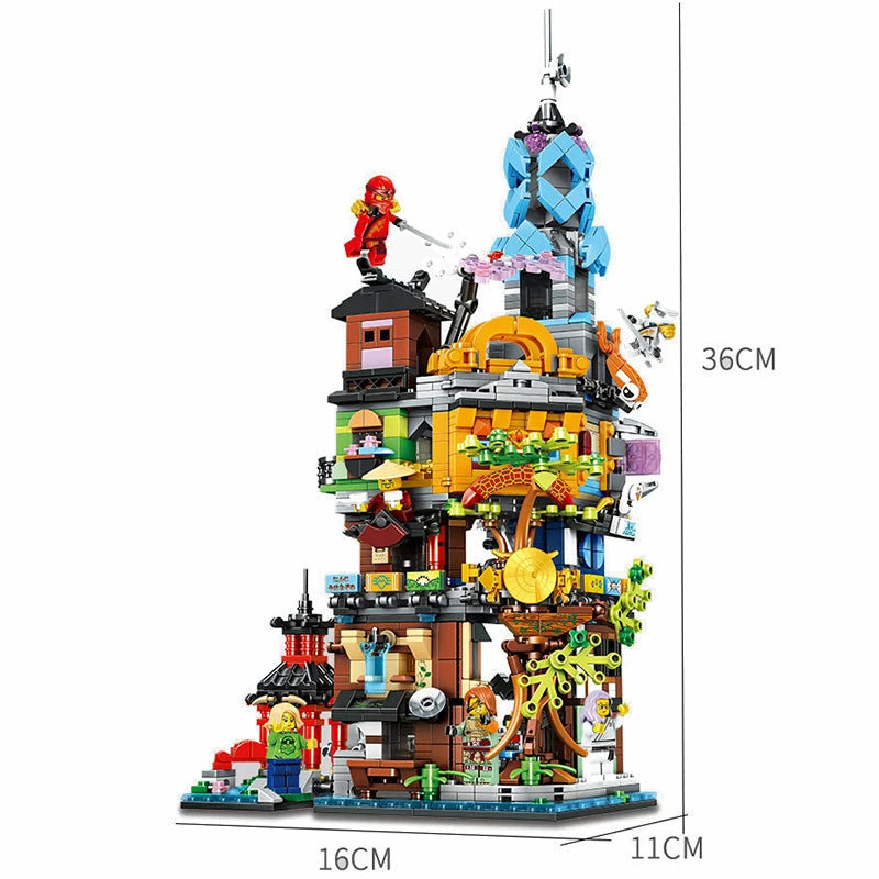 Build It Japanese City Garden Temple Nano Building Set | NEW 5 Build It Japanese City Garden Temple Nano Building Set | NEW