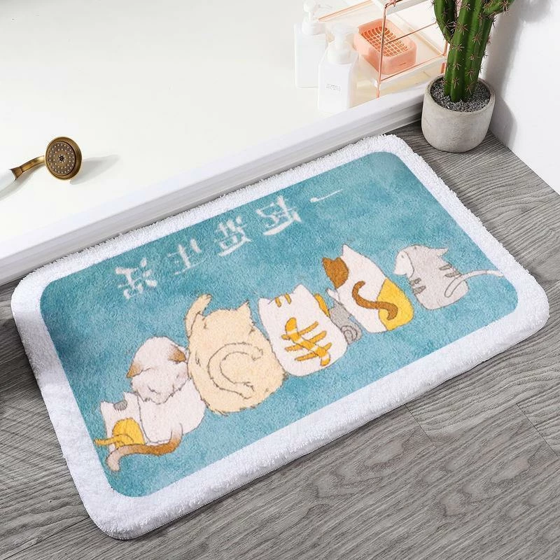 Home Decor Adorable Animals Rectangle Non-Slip Fluffy Bath Mats Collection | NEW 16 Home Decor Adorable Animals Rectangle Non-Slip Fluffy Bath Mats Collection | NEW