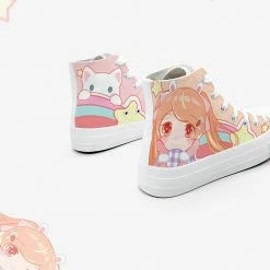 Apparel Kawaii School Girl Besties Shooting Star Women's Sneakers Trainers | NEW 11 Apparel Kawaii School Girl Besties Shooting Star Women's Sneakers Trainers | NEW