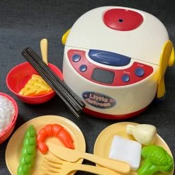 Toys Plush & Toys Electric Rice Cooker Interactive Kitchen Children Toy With Steam