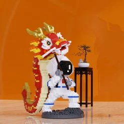 Build It Lion & Dragon Dance Astronaut Nano Building Blocks | NEW