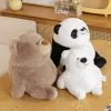 Soft Toy Chonky Fat Bear Panda Polar Bear Plushies | NEW