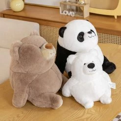 Soft Toy Chonky Fat Bear Panda Polar Bear Plushies | NEW