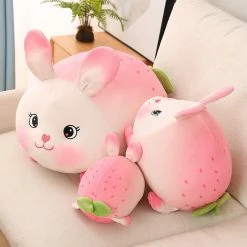 Soft Toy Lucky Strawberry Bunny Plushies | NEW