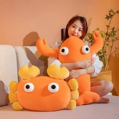 Soft Toy Kawaii Orange Crab & Lobster Plushie | NEW