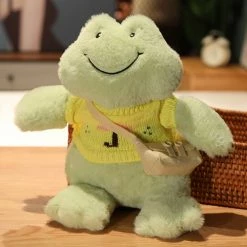 Soft Toy Fluffy Cheerful Frog Plushie Collection | NEW