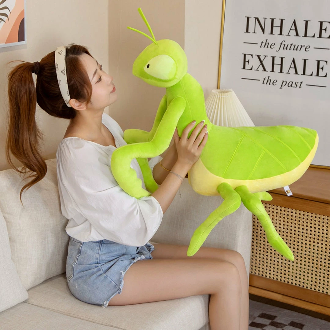 Soft Toy Kawaii Green Praying Mantis Plushie | NEW 4 Soft Toy Kawaii Green Praying Mantis Plushie | NEW