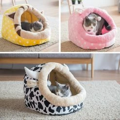 Home Decor 10 Styles Of Kawaii Cute Cozy Cat And Dog Beds | Large Entry