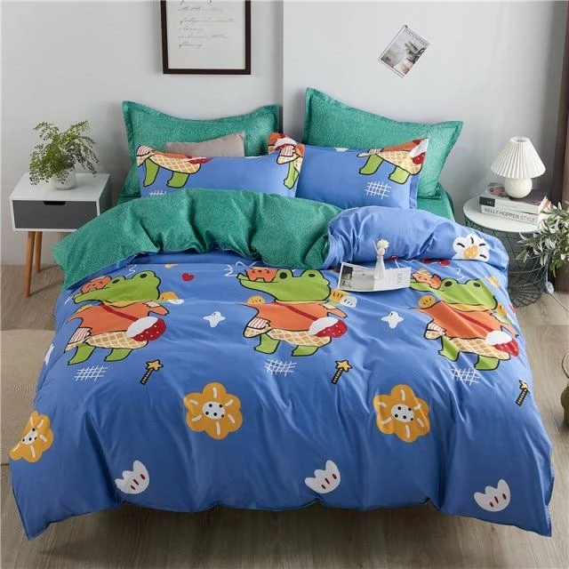 Home Decor Home & Pets Adorable Alligator Prints Bedding Set 4 Home Decor Home & Pets Adorable Alligator Prints Bedding Set