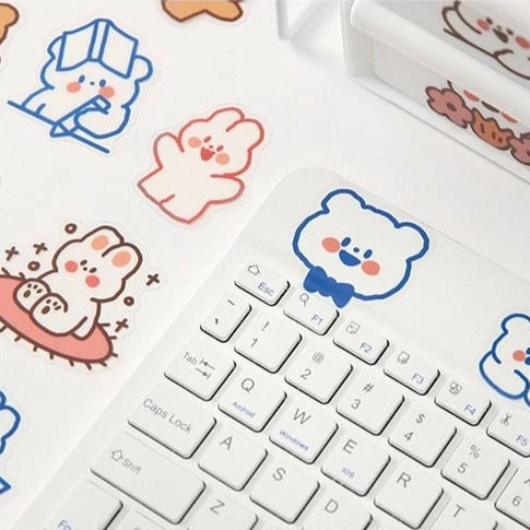 Accessories Adorable Animals Stickers Box Set Stationery 13 Accessories Adorable Animals Stickers Box Set Stationery