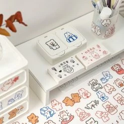 Accessories Adorable Animals Stickers Box Set Stationery 41 Accessories Adorable Animals Stickers Box Set Stationery