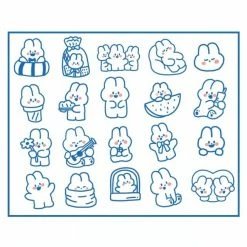 Accessories Adorable Animals Stickers Box Set Stationery
