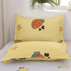 Home Decor Adorable Bunny And Carrot Print Bedding Set Home & Pets