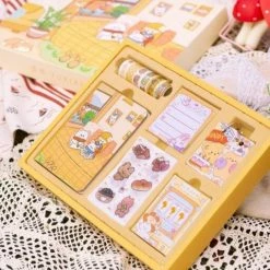 Accessories Adorable Bunny & Friends Travelling Journal Set 28 Accessories Adorable Bunny & Friends Travelling Journal Set