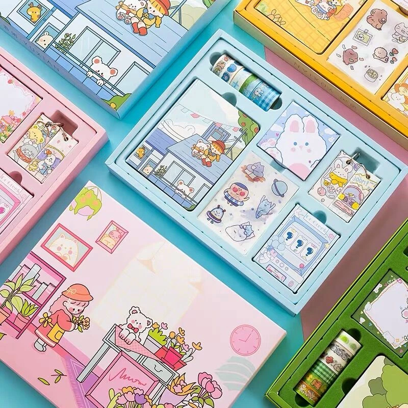 Accessories Adorable Bunny & Friends Travelling Journal Set 3 Accessories Adorable Bunny & Friends Travelling Journal Set