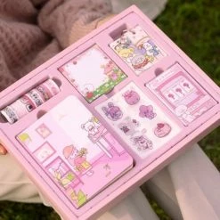 Accessories Adorable Bunny & Friends Travelling Journal Set 24 Accessories Adorable Bunny & Friends Travelling Journal Set