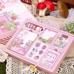 Accessories Adorable Bunny & Friends Travelling Journal Set 25 Accessories Adorable Bunny & Friends Travelling Journal Set