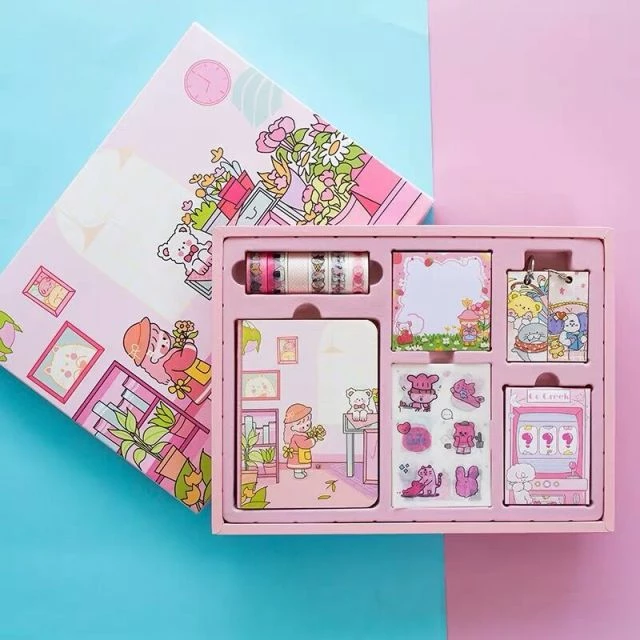 Accessories Adorable Bunny & Friends Travelling Journal Set 5 Accessories Adorable Bunny & Friends Travelling Journal Set