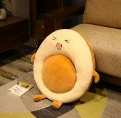 Home Decor Home & Pets Adorable Egg In A Hole Breakfast Bagel Cushion