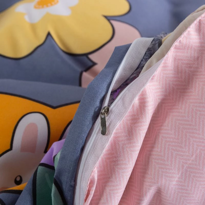 Home Decor Home & Pets Adorable Flower Bunny Print Bedding Set 9 Home Decor Home & Pets Adorable Flower Bunny Print Bedding Set