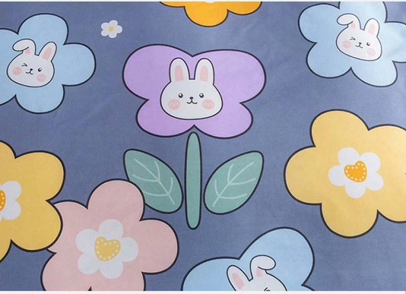 Home Decor Home & Pets Adorable Flower Bunny Print Bedding Set 8 Home Decor Home & Pets Adorable Flower Bunny Print Bedding Set