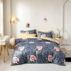 Home Decor Adorable Happy Cow Bedding Set Home & Pets