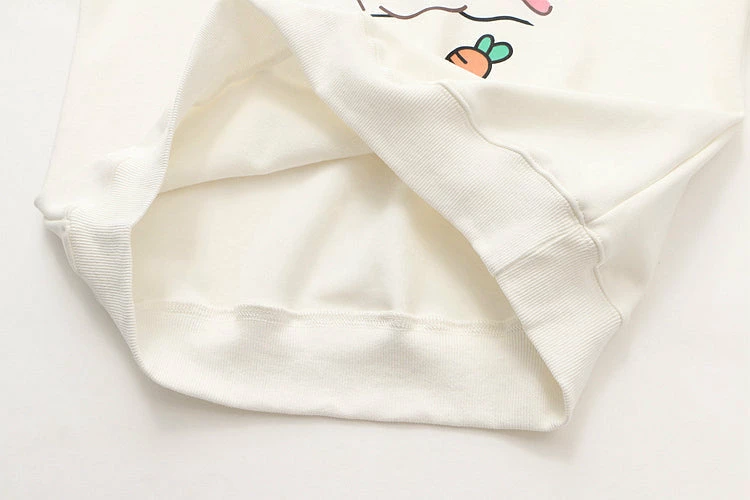 Apparel Adorable Smiley Japanese Bunny Sweatshirt 14 Apparel Adorable Smiley Japanese Bunny Sweatshirt