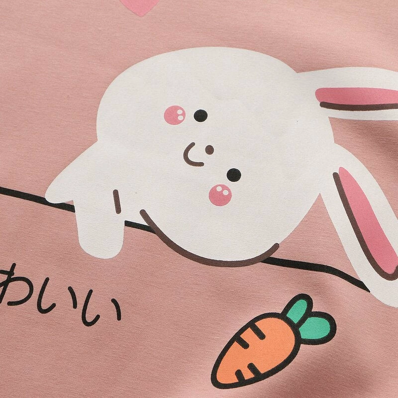 Apparel Adorable Smiley Japanese Bunny Sweatshirt 23 Apparel Adorable Smiley Japanese Bunny Sweatshirt