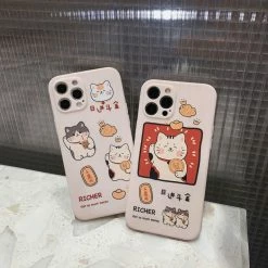 Accessories Adorably Lucky Cat IPhone Case