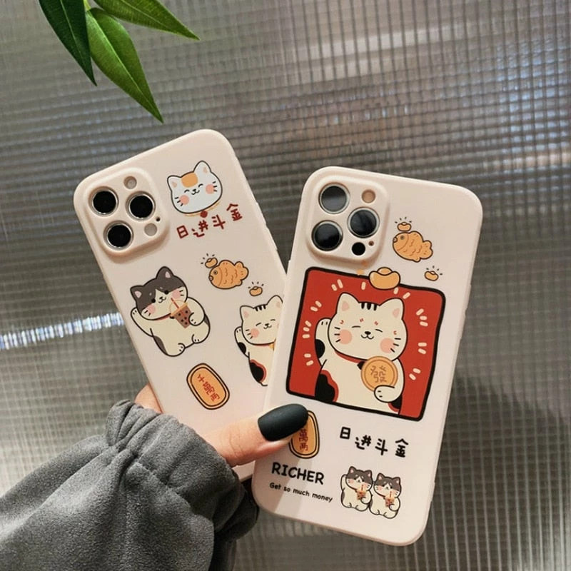 Accessories Adorably Lucky Cat IPhone Case 3 Accessories Adorably Lucky Cat IPhone Case