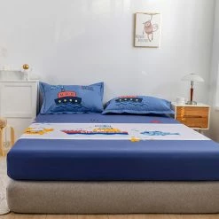 Home Decor Home & Pets Ahoy Sailor Cotton Fitted Sheet 21 Home Decor Home & Pets Ahoy Sailor Cotton Fitted Sheet