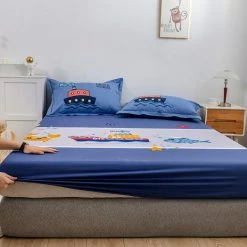 Home Decor Home & Pets Ahoy Sailor Cotton Fitted Sheet 27 Home Decor Home & Pets Ahoy Sailor Cotton Fitted Sheet