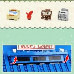 Build It Animal Crossing Nook's Cranny Shop Building Set