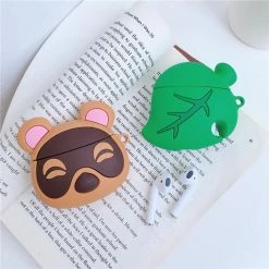 Accessories Animal Crossing Raccoon Leaf Airpods Case (1&2&Pro)