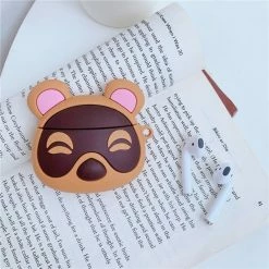 Accessories Animal Crossing Raccoon Leaf Airpods Case (1&2&Pro) 18 Accessories Animal Crossing Raccoon Leaf Airpods Case (1&2&Pro)