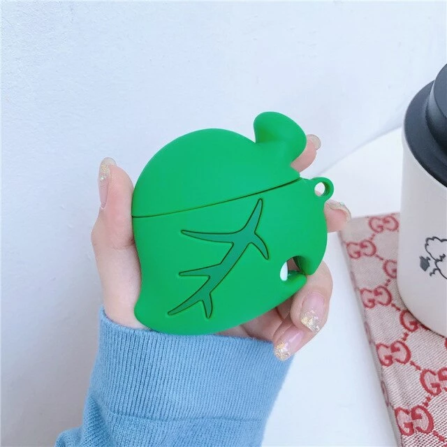 Accessories Animal Crossing Raccoon Leaf Airpods Case (1&2&Pro) 7 Accessories Animal Crossing Raccoon Leaf Airpods Case (1&2&Pro)