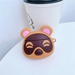 Accessories Animal Crossing Raccoon Leaf Airpods Case (1&2&Pro) 13 Accessories Animal Crossing Raccoon Leaf Airpods Case (1&2&Pro)