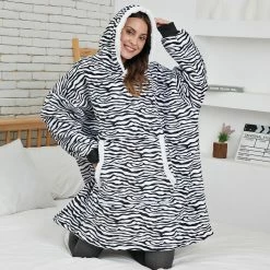 Apparel Animal Kingdom Zebra Leopard Tiger Oversized Thick Blanket Hoodie 16 Apparel Animal Kingdom Zebra Leopard Tiger Oversized Thick Blanket Hoodie