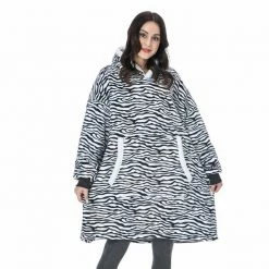 Apparel Animal Kingdom Zebra Leopard Tiger Oversized Thick Blanket Hoodie 18 Apparel Animal Kingdom Zebra Leopard Tiger Oversized Thick Blanket Hoodie